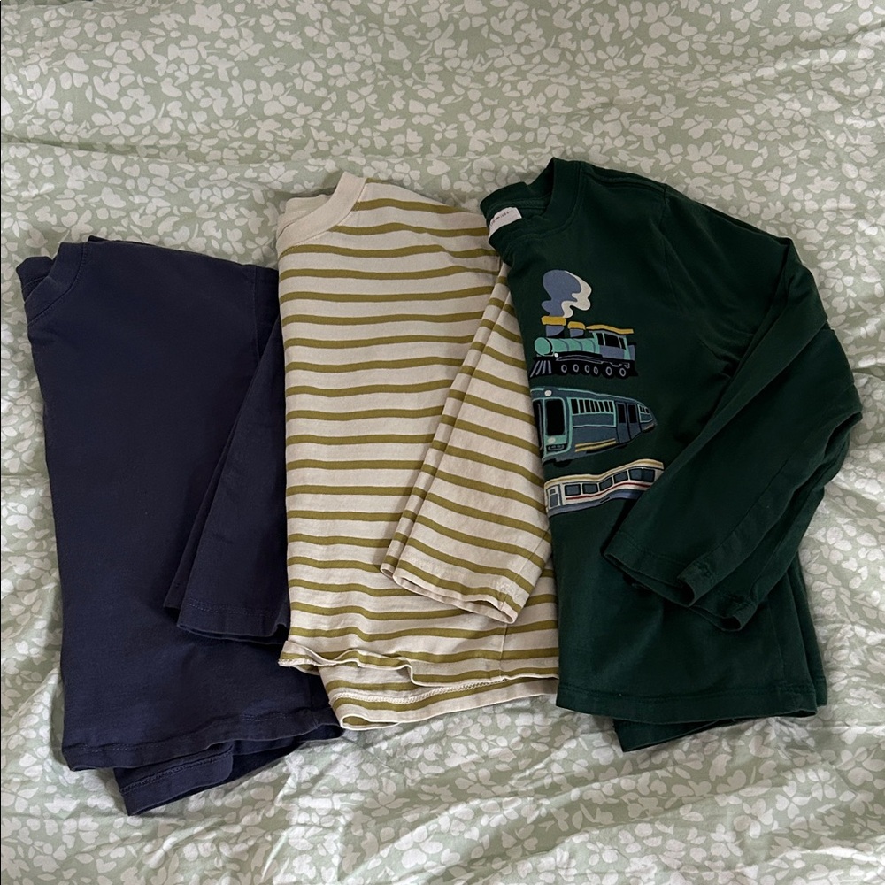 Hanna Andersson & H&M Kids Long Sleeve Tees bundle